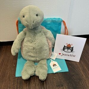 Jellycat Original Bashful Turtle 100% Authentic NWT US SHIP FAST